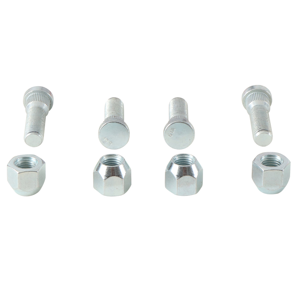 All Balls Wheel Stud Kit 28-51102 showing metal wheel studs and hardware components for vehicle wheel fittings.