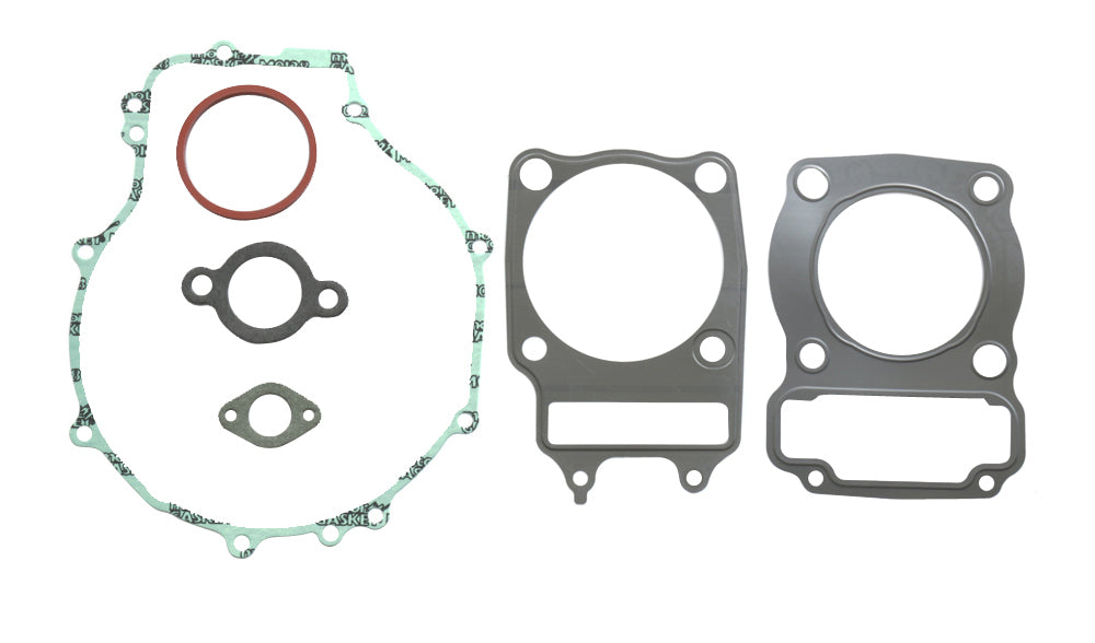 Athena Complete Gasket Kit Pol 68-0766 showing various engine gaskets and seals laid out for engine repair.