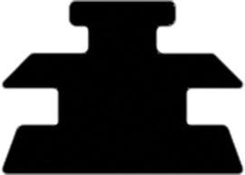 SP1 Uhmw Tunnel Protector body armor 0.75x43 inches, lightweight and durable for protection in industrial applications.