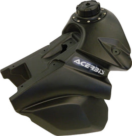 Acerbis black 3.2-gallon fuel tank with mounting features, suitable for motorcycle or dirt bike applications.