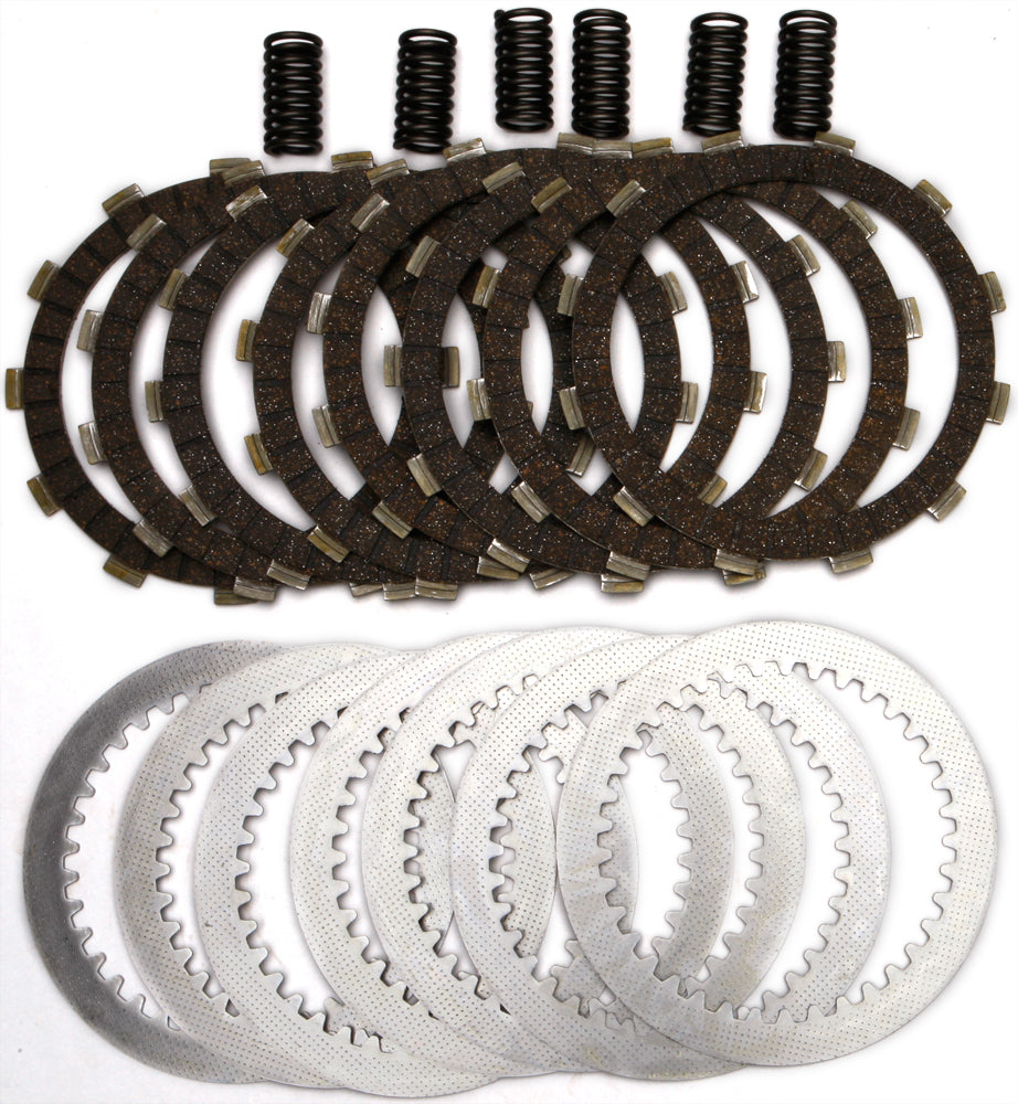 EBC Motorcycle Brakes clutch set DRC41 15-1841 with clutch plates and components for motorcycle clutch system.