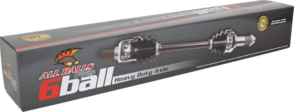 All Balls drive axle with six ball bearings, part 531-0833, showing metal components and ball bearing assembly for vehicle drivetrain.