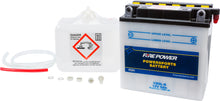 Load image into Gallery viewer, Fire Power CB9L-B 12V heavy-duty battery with acid, designed for reliable power and durability in various applications.
