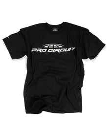 Pro Circuit Simple One Tee in black, a casual men's shirt featuring a minimalist design and comfortable fit.