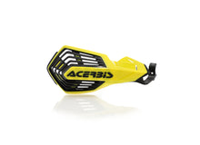 Load image into Gallery viewer, Acerbis K-Future off-road handguard in yellow and black attached to a motorcycle handlebar, designed for off-road riding.