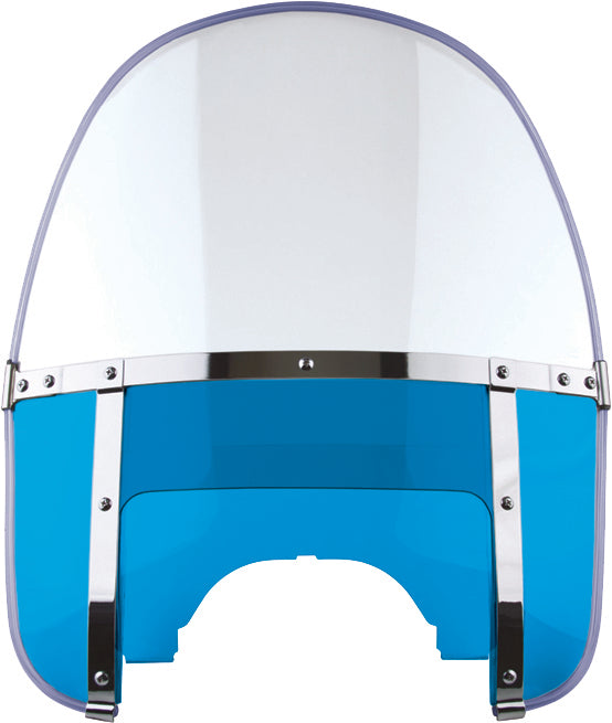 National Cycle Heritage Beaded blue and clear windshield with adjustable window, motorcycle windscreen with beaded design