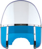 National Cycle Heritage Beaded blue and clear windshield with adjustable window, motorcycle windscreen with beaded design