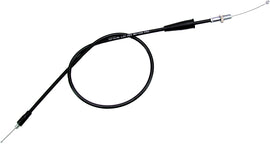 Motion Pro black vinyl throttle cable 70-1136 for motorcycle control lines, showing the cable with black vinyl coating and metal connectors.