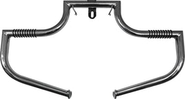 Lindby Engine Guard Linbar M8 Softail motorcycle body protector in black metal with mounting brackets