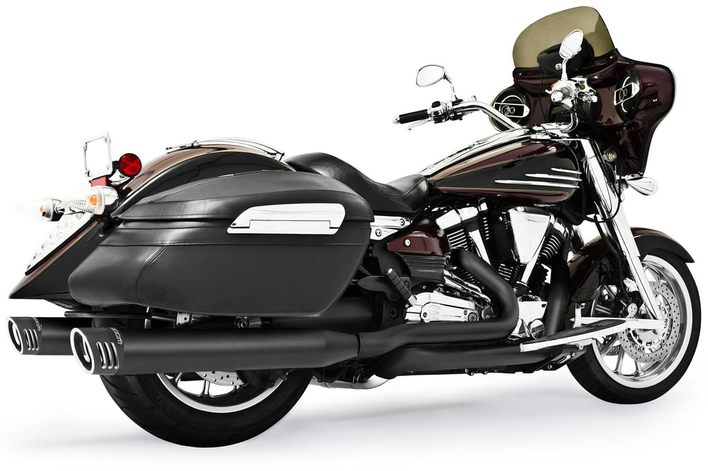 4" Racing System Black/Black Sculpted Tip Yamaha