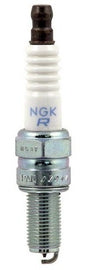 NGK spark plug model #6378/4 2-PMR8B with platinum tip, shown installed in an engine for automotive ignition system.