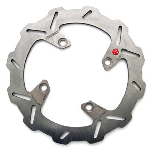 Rear Braking Rotor 32-3503 from Braking, showcasing the metal disc with drilled holes for vehicle brake system.