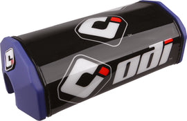 Blue ODI Grips Taper Bar Pad for bicycles, showing the padded, tapered design with branding on the blue cushion.