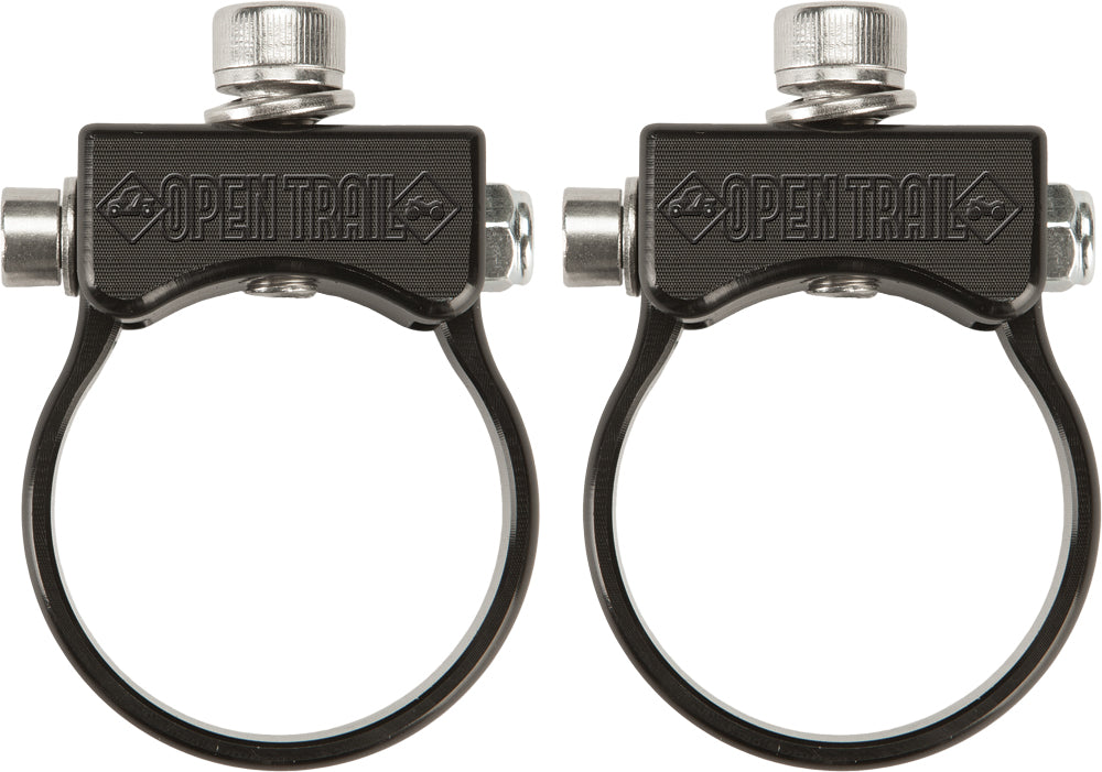Open Trail open trail light bar brackets, 1.75 inch pair, mounting brackets for off-road light bars, shown in image.