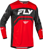 Fly Racing - Youth Rayce Bicycle Jersey Red/Black/White Yl - 378-054YL