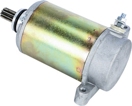 Fire Power starter motor for Yamaha 26-1285, shown with metal casing and electrical connections, designed for engine ignition.