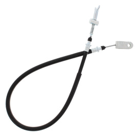All Balls rear brake cable 24-54051 for motorcycle, showing the cable with protective housing and metal fittings.