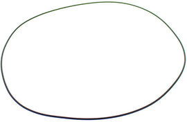 Vertex clutch cover gasket for engine, showcasing the black rubber seal with detailed edges and brand markings.
