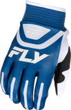 Fly Racing - Youth F-16 Gloves Dark Blue/White Ym - 378-913YM