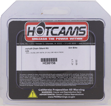 Charger l'image dans la galerie, Hot Cams engine cam chain with metal links and tensioner, designed for optimal performance in motorcycle engines.