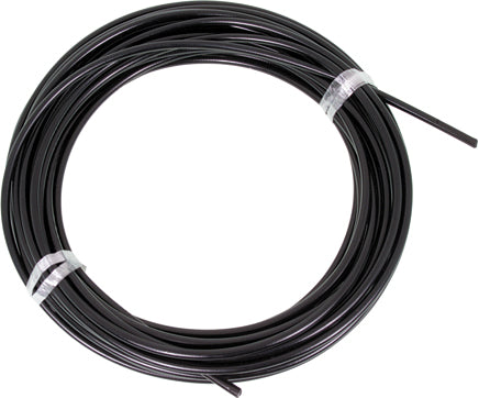 Motion Pro black 6mm cable housing for control lines, 50-foot length, used in hydraulic and mechanical motorcycle and bike controls.