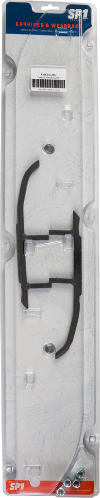SP1 Ripper Four75 Carbides for skis, with durable steel runners, designed for optimal performance on snow.
