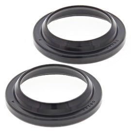 All Balls Fork Dust Seal Kit 22-57122 with gaskets and seals, designed for motorcycle front forks, showing the seal components.