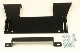 Warn Provantage Center Plow Mounting Kit 620-89613 mounted bracket for snow plow installation on vehicle.