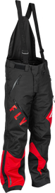 Fly Racing SNX Pro Pants in black and red, size large, featuring durable fabric and ergonomic design for motocross riding.