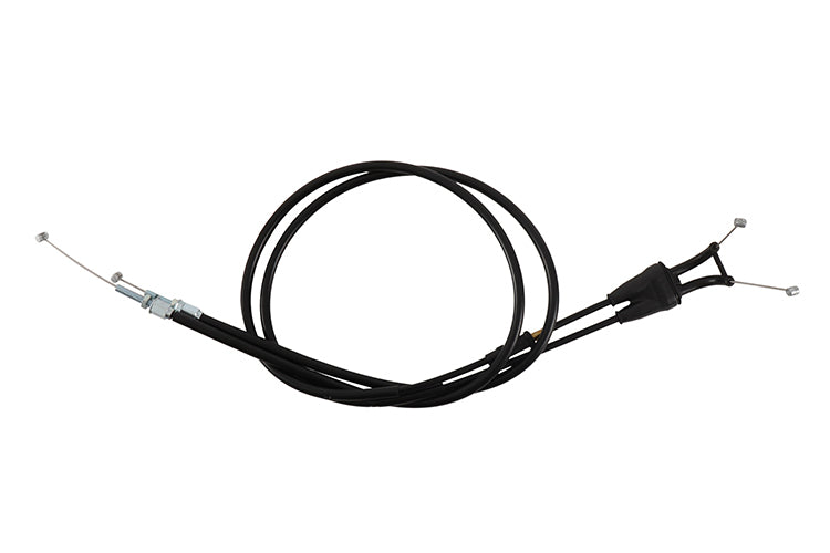 All Balls throttle cable 24-51257 for motorcycle or ATV, featuring hydraulic control lines and durable construction.
