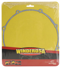 Vertex clutch cover gasket for Yamaha, showing the black rubber seal and metal outer ring, designed for engine sealing.