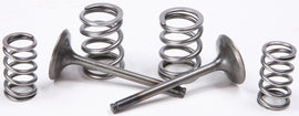 ProX Racing Parts exhaust valve conversion set for Kawasaki engine, featuring titanium-steel construction with visible valve components.