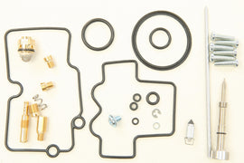 All Balls bike carburetor rebuild kit 226-1323 with gaskets and fuel system components, designed for intake and carburetor repair.