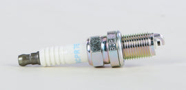 NGK BCPR7ES spark plug with metal shell and ceramic insulator, designed for automotive engines.