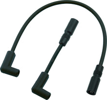 Load image into Gallery viewer, ACCEL Spiral Core Wire Set 8.0mm black for electrical applications, showing coiled wire with spiral core design and black insulation.