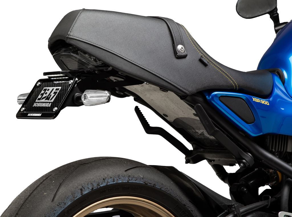 Yoshimura Fender Eliminator Kit for Yamaha YZF 960-9534, showing sleek black body with mounting hardware for motorcycle rear end.