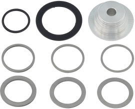 SP1 clutch belt deflection adjustment shim kit for A/C 53-22051, includes multiple metal shims for precise tensioning.
