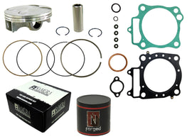 Namura forged Nikasil top end piston kit with 95.97mm cylinder, 11:1 compression, and honed finish for motorcycle engines.