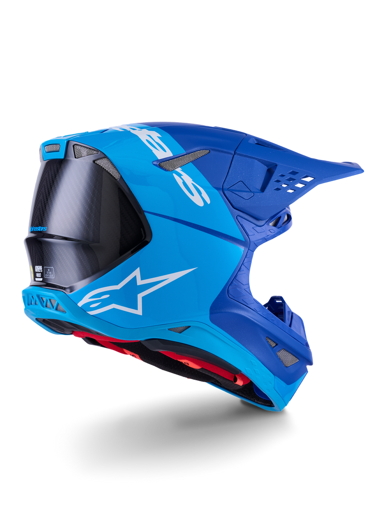 Supertech S M10 Flood Helmet Met Blu/Md Blu/Blk Crb M&G 2x