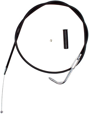 Motion Pro black vinyl throttle cable 70-63441 for motorcycle control lines, showing the cable with black vinyl exterior.