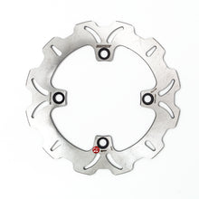Load image into Gallery viewer, Rear braking rotor from Braking brand, showing a circular metal disc with drilled holes for brake cooling and performance.