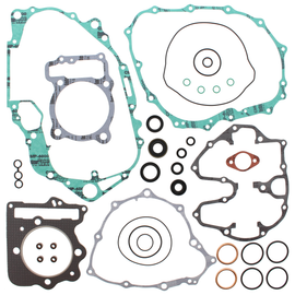 Vertex complete gasket set with oil seals, including gaskets and seals for engine repair, shown in the image.