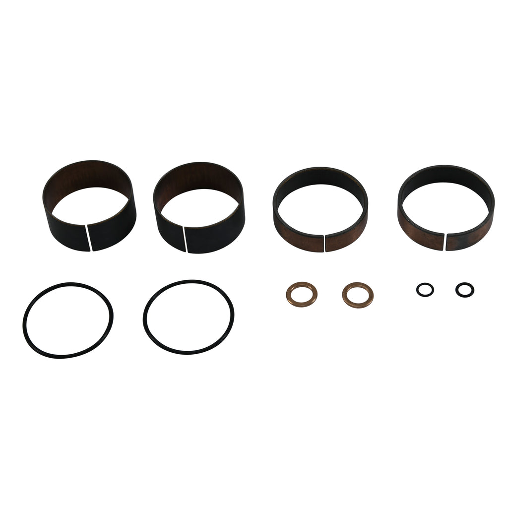All Balls suspension fork bushing kit 23-86136, showing multiple black bushings and spacers for motorcycle forks.