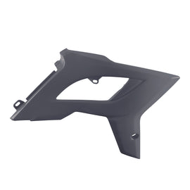 Polisport Plastics Beta Nardo Grey radiator shroud for 64-846934 restyle body kit, motorcycle radiator cover with sleek design.