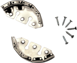 Alpine Star Tech Boot Toe Caps, footwear accessory, close-up of durable black protective toe caps on motorcycle boots.