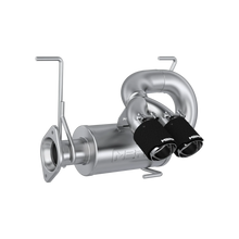 Load image into Gallery viewer, MBRP Exhaust single slip-on system with 6-inch perforated muffler and catalytic converter, shown in the image.
