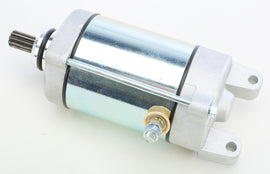 Ricks Motorsport Electric starter motor 27-61108, a compact black automotive starter for motorcycle or small engine applications.