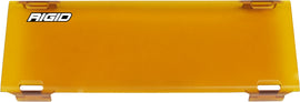 RIGID Industries 10-inch E-Series Amber Cover showing the amber lens and rugged black frame for off-road lighting protection