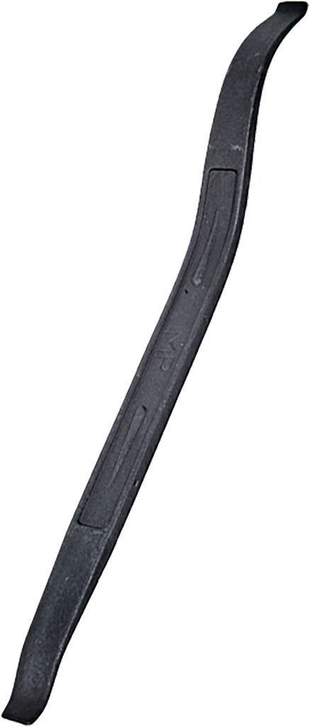 Motion Pro 15-inch curved tire iron tool for motorcycle wheel removal, durable steel construction, ergonomic handle for leverage.