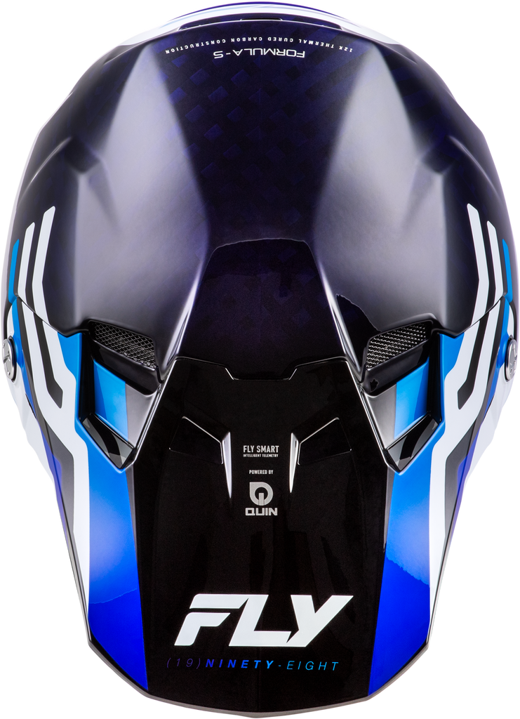 Formula S Carbon Byte Helmet Blue Carbon/Blue/White Xl